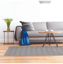 TAPIS LOSANGES NOIR ET BLANC