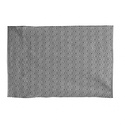 TAPIS LOSANGES NOIR ET BLANC