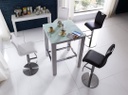 TABLE HAUTE BLANCHE JANE BAR.