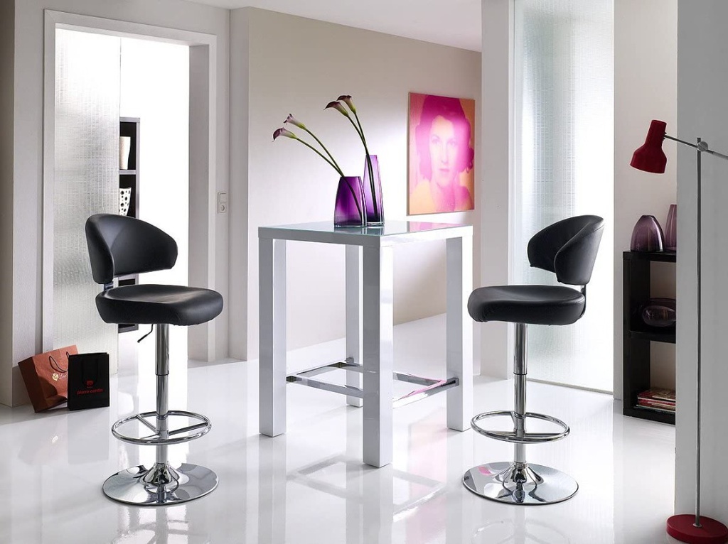 TABLE HAUTE BLANCHE JANE BAR.