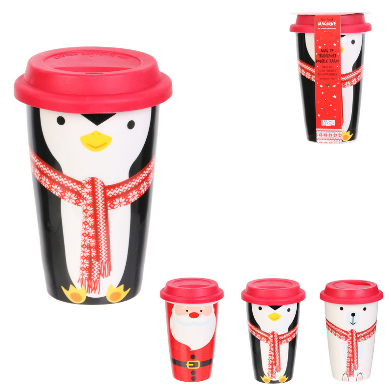 MUG DE TRANSPORT EN CERAMIQUE