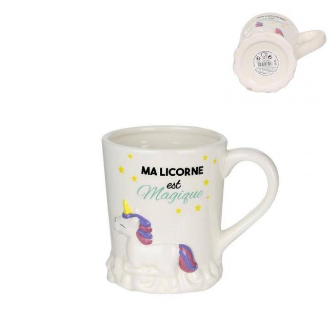 MUG DROIT MA LICORNE EST MAGIQUE