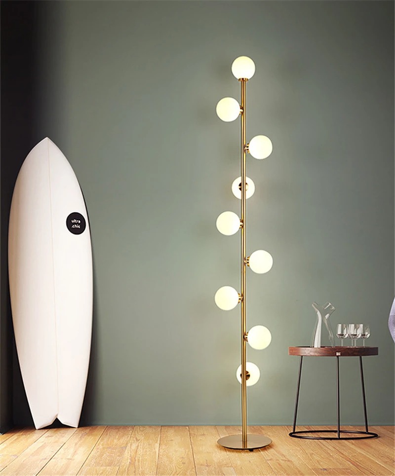 LAMPADAIRE 9 BOULES