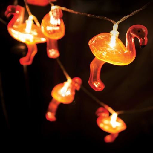 GUILANDE 10 LED FLAMANT EXOTIC SAUVAGE