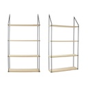 ETAGERE ECHELLE BOIS METAL