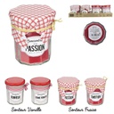 Bougie parfumée au design pot de confiture