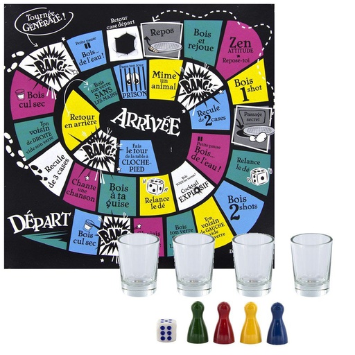 JEU À BOIRE - LE PARCOURS INFERNAL