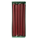 Bougies coniques Bordeaux pcs 10 diam. cm 2,2 h.25