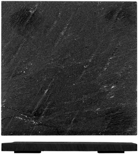 Set 4 Sous-Verres Ardoise Carré cm10 Assiettes