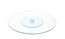 PLATEAU TOURNANT 45CM EN VERRE