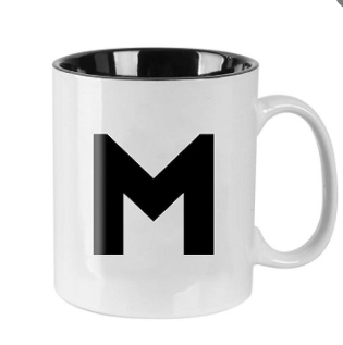MUG ALPHABET M 30CL