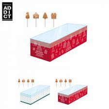 BOITE BUCHES+SUPPORT+PIC DECO