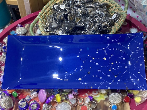 PLAT A CAKE EN VERRE