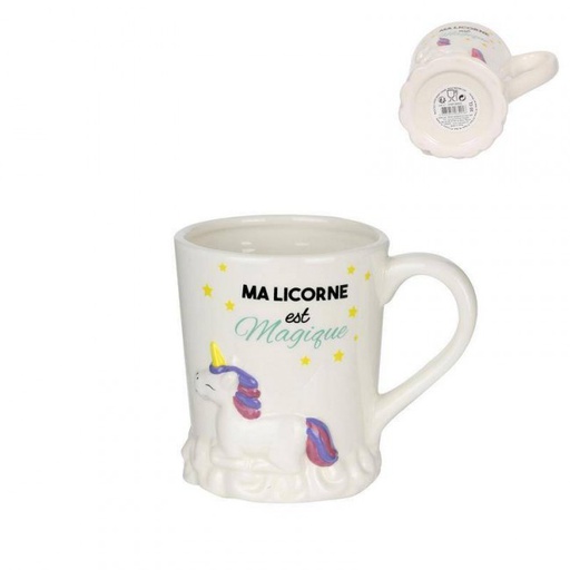 MUG DROIT MA LICORNE EST MAGIQUE