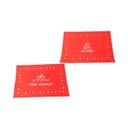 SET DE TABLE MERRY CHRISTMAS CARRE