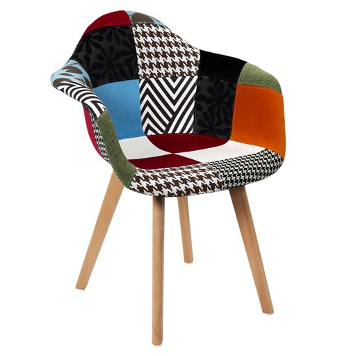 FAUTEUIL PATCHWORK MULTICOLOR