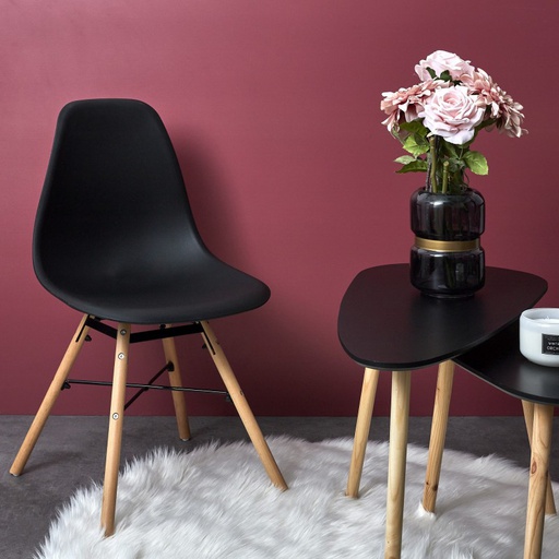 CHAISE SCANDINAVE NOIR
