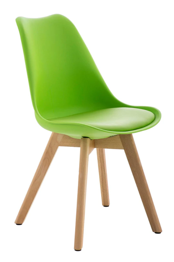 CHAISE REMBOUREE VERTE CLAIRE NEW