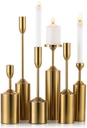 LOT DE BOUGEOIR DORE X6